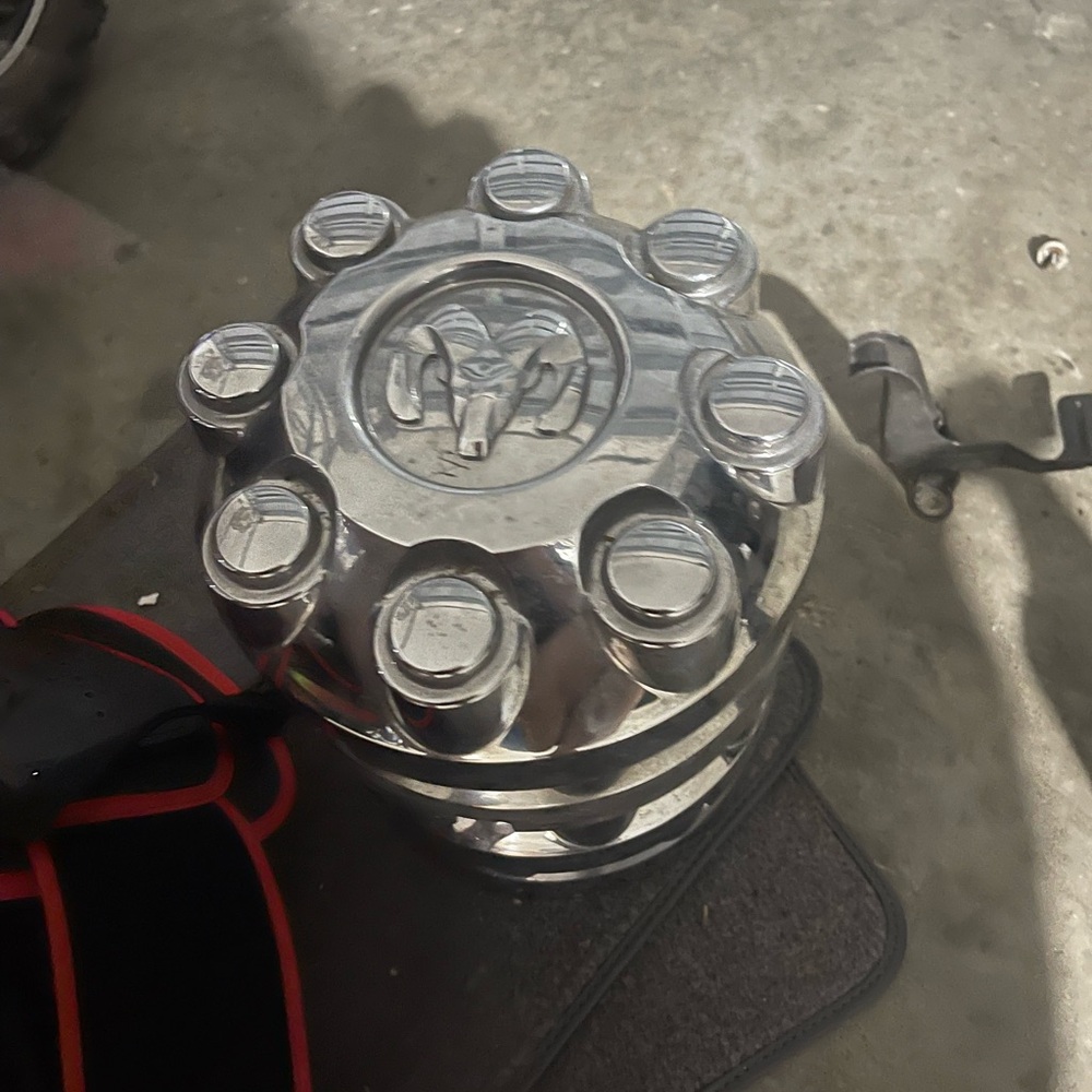 Chrome Wheel Center Cap with Ram Logo